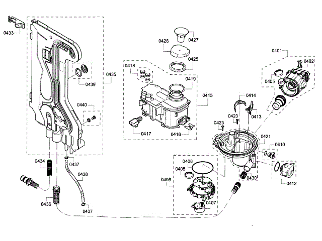 00620774 Dishwasher Drain Pump (Pump-Drain, Drain Pump Motor, Drain Pump Assembly) - Image 2