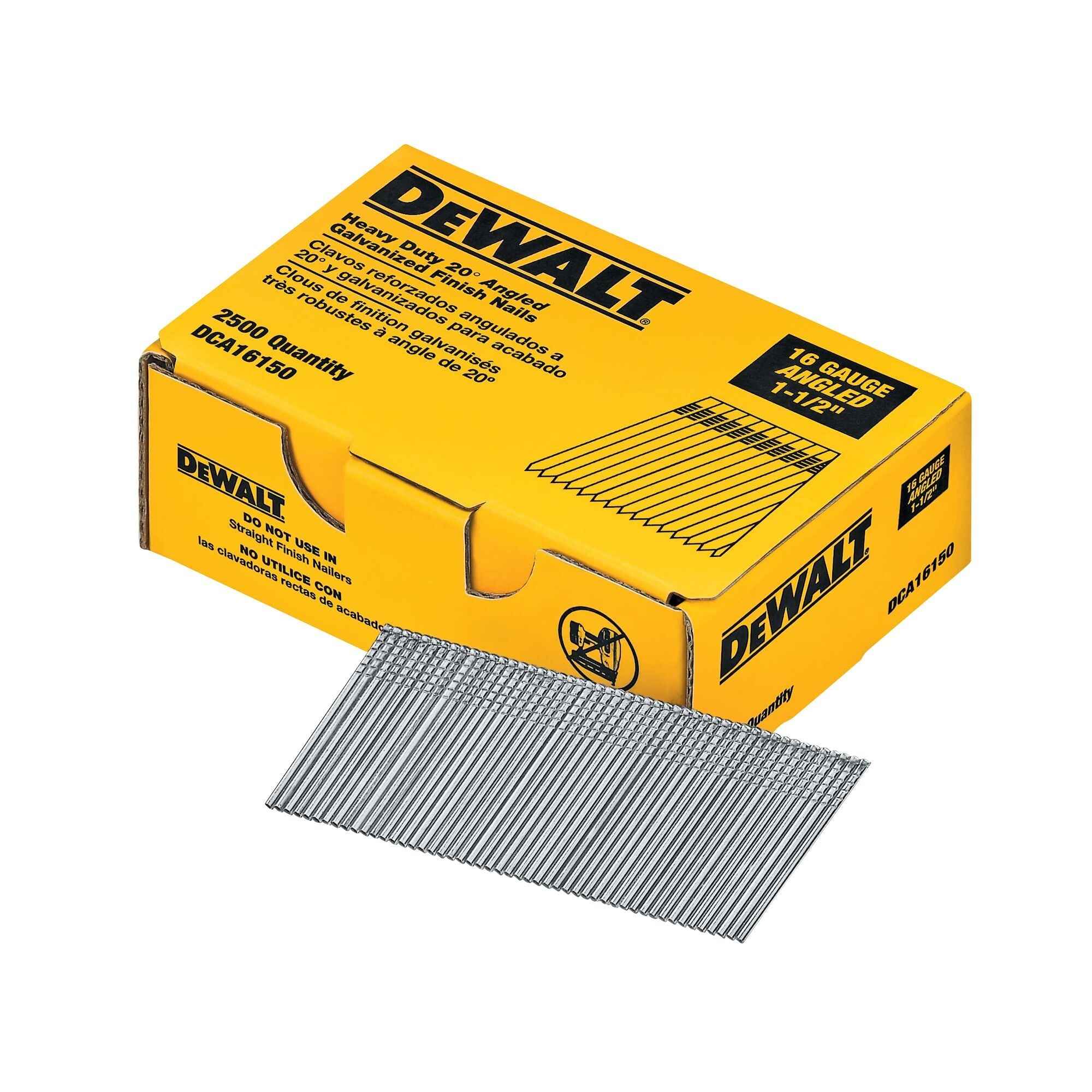 1-1/2" Angled Finish Nails (2500 Pack) - Image 2