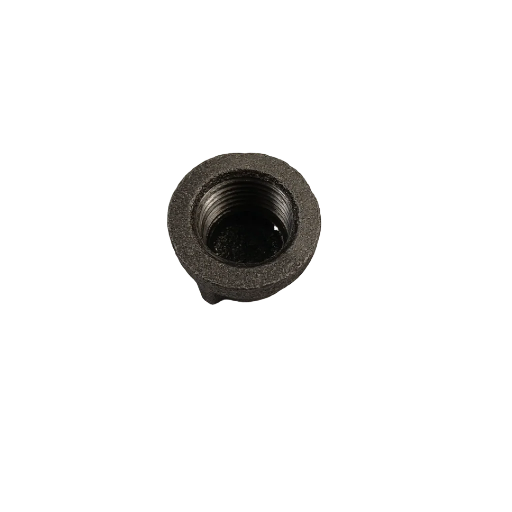 1/2" Black Iron Gas Cap - Image 3
