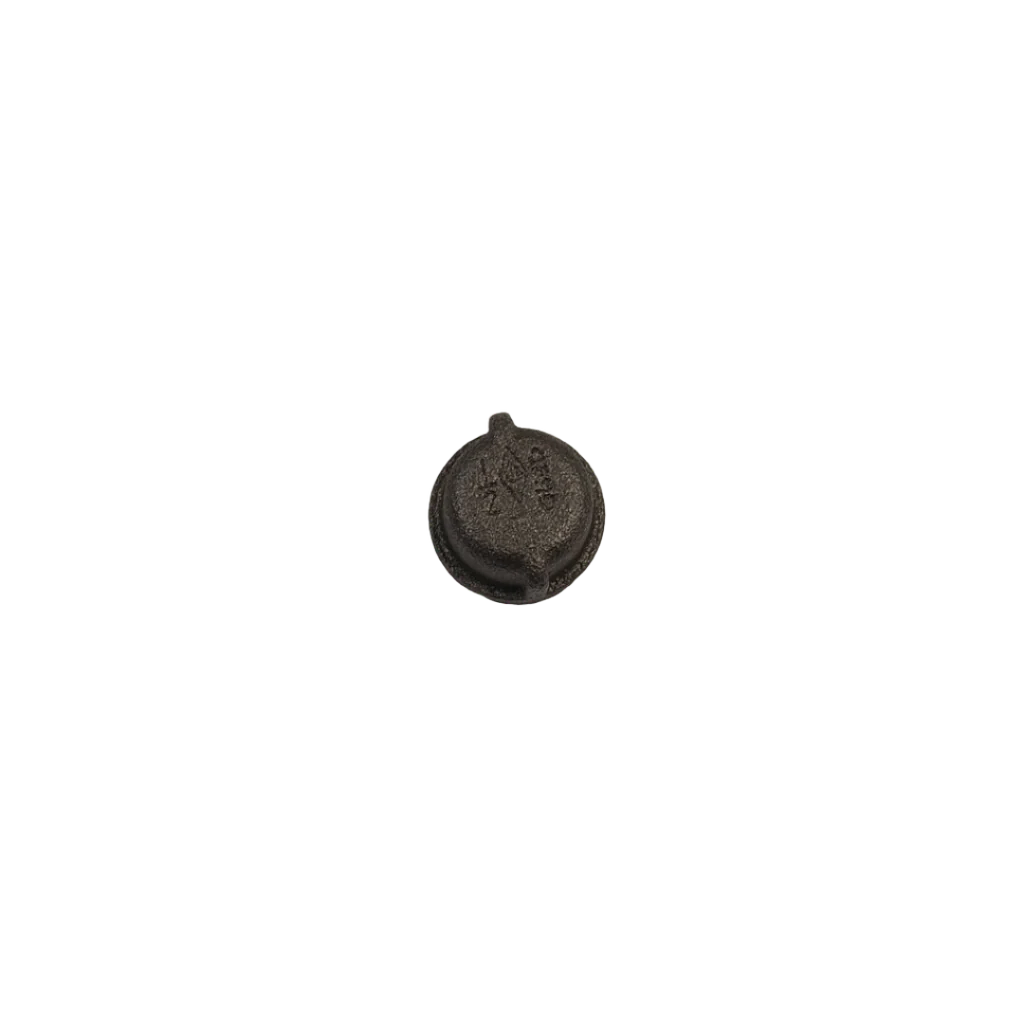1/2" Black Iron Gas Cap - Image 4