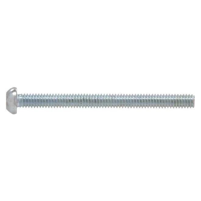 1/4-20x1-1/2 Round Head Zinc Machine Screw (3/Pack)