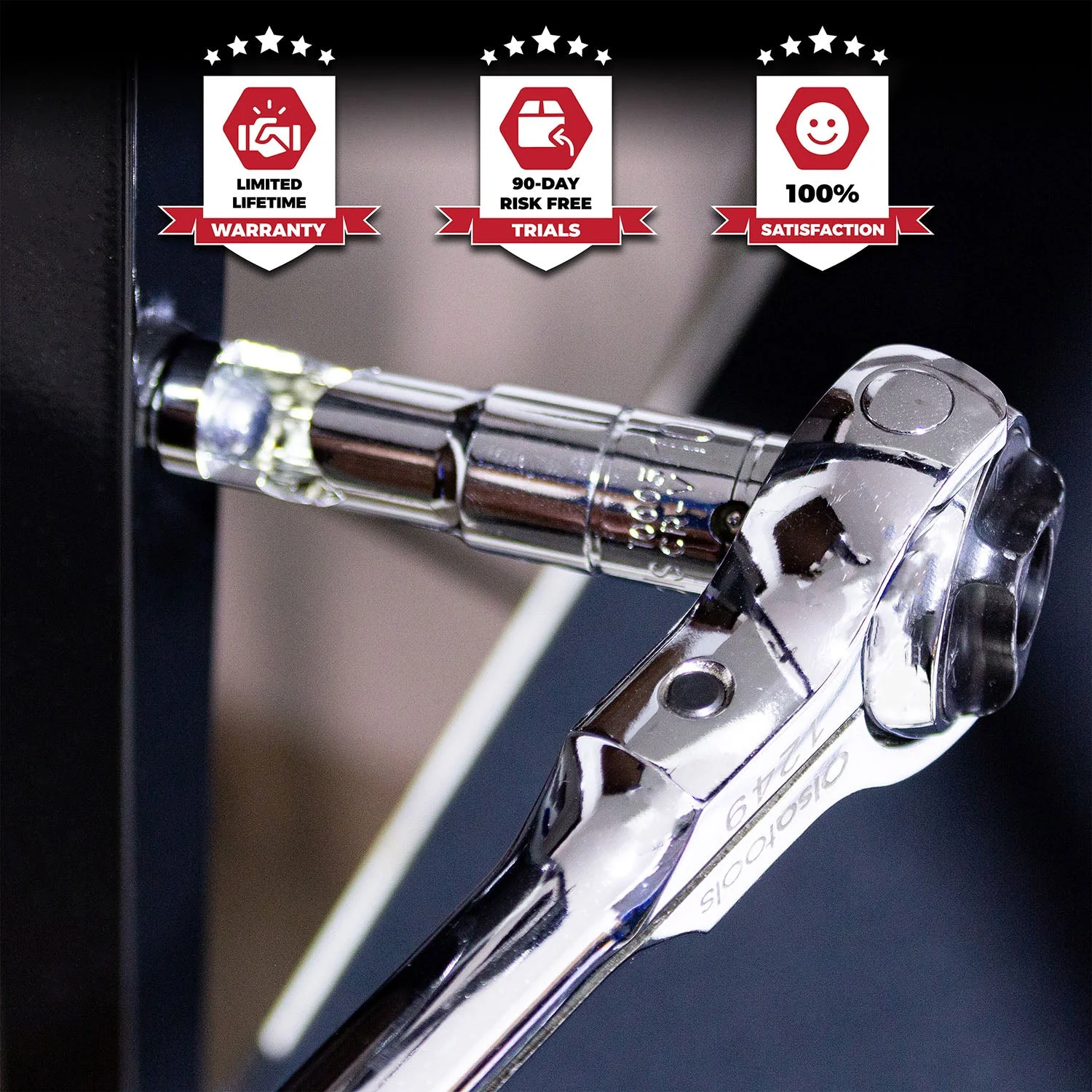 10 mm Socket Bottle Opener Keychain - Image 6
