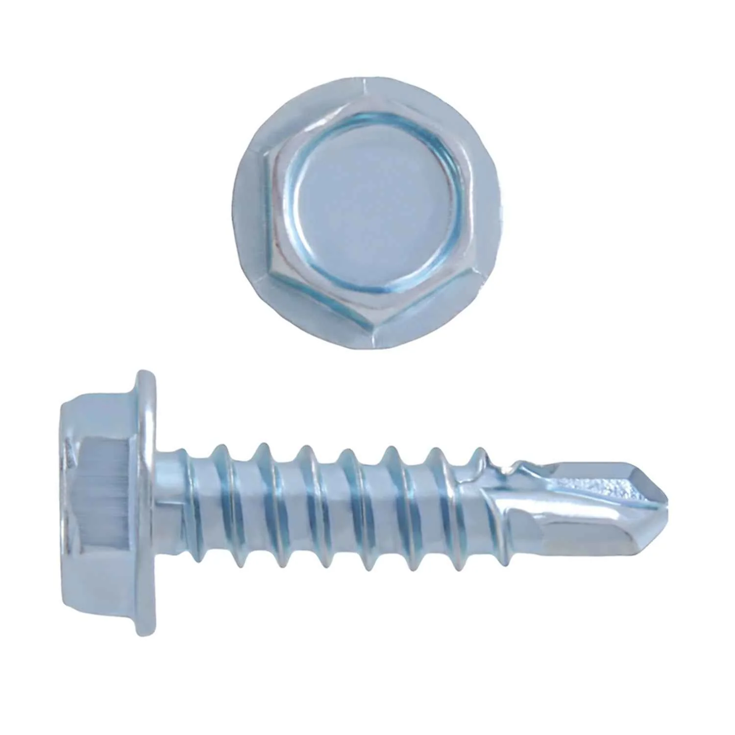#10x1-1/4" Hex Head Self-Drilling Screw (100/Pack)