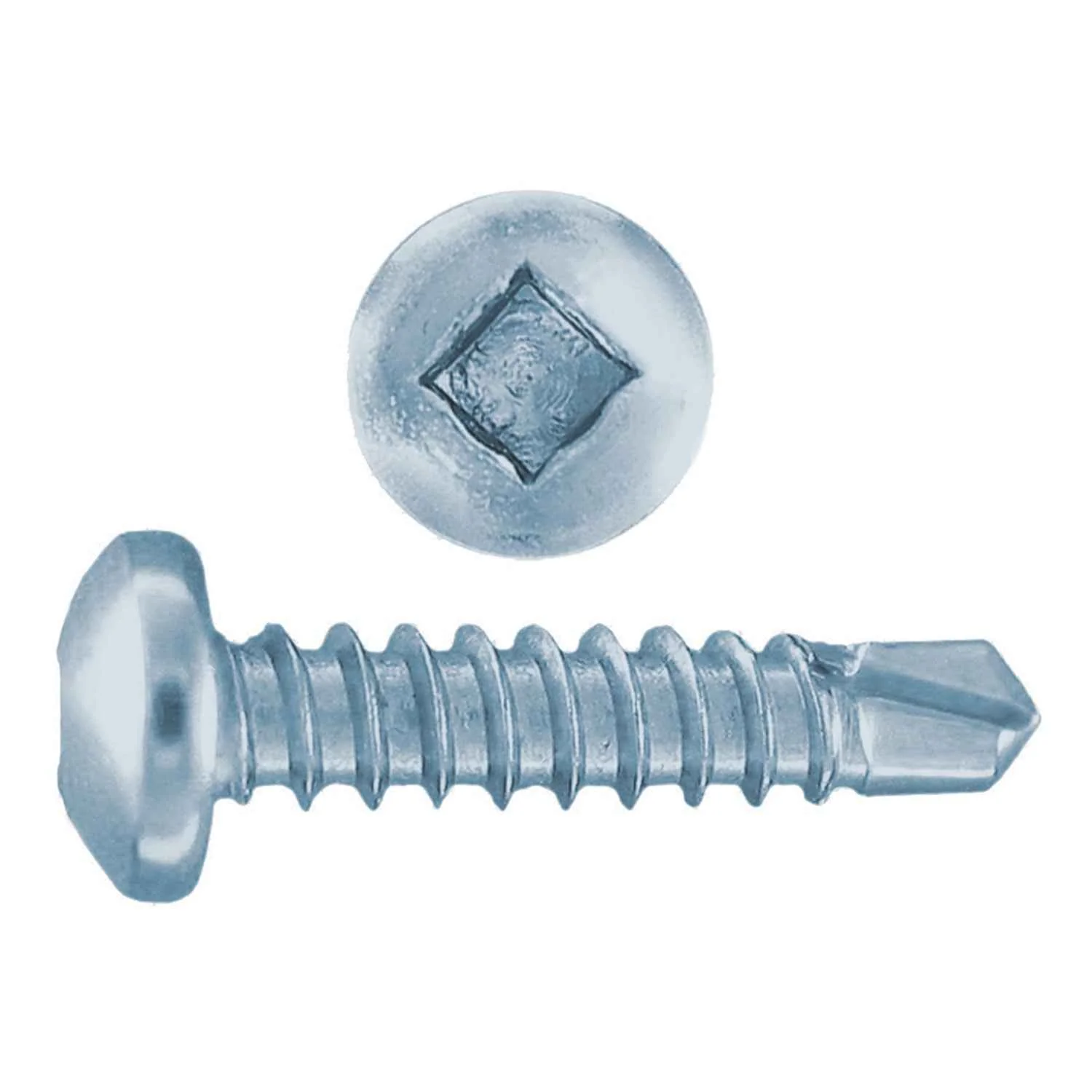 Hillman 10-16 x 1/2" Pan Head Zinc Self-Drilling Sheet Metal Screw (100/Box)