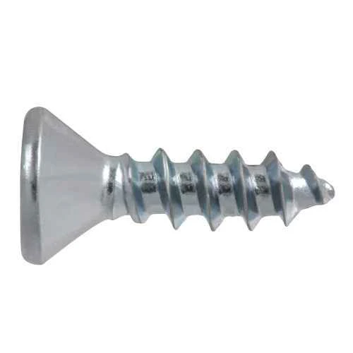 10x3/4 Flat Head Zinc Wood Screw (100/Box) - Image 2