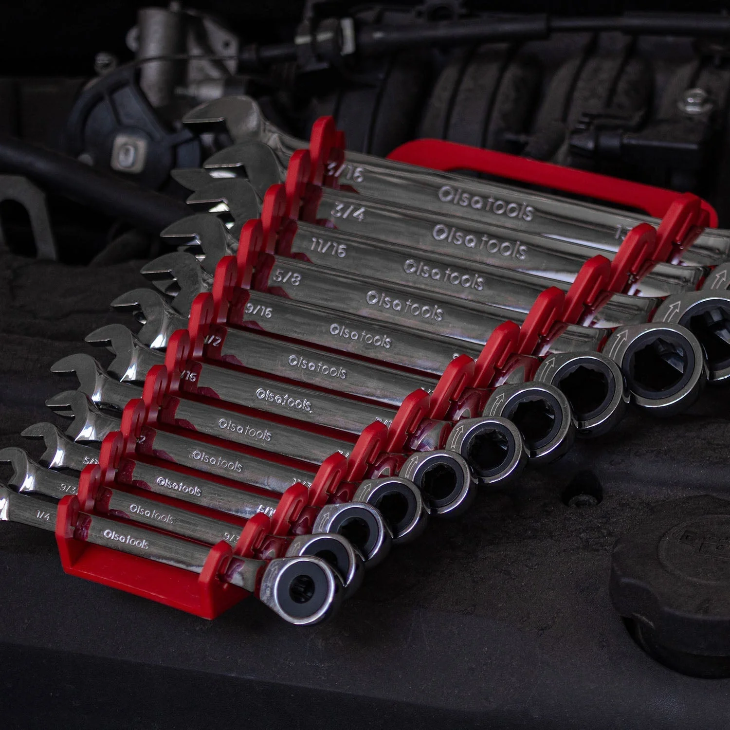 120 Tooth Ratcheting Wrench Set - Image 24