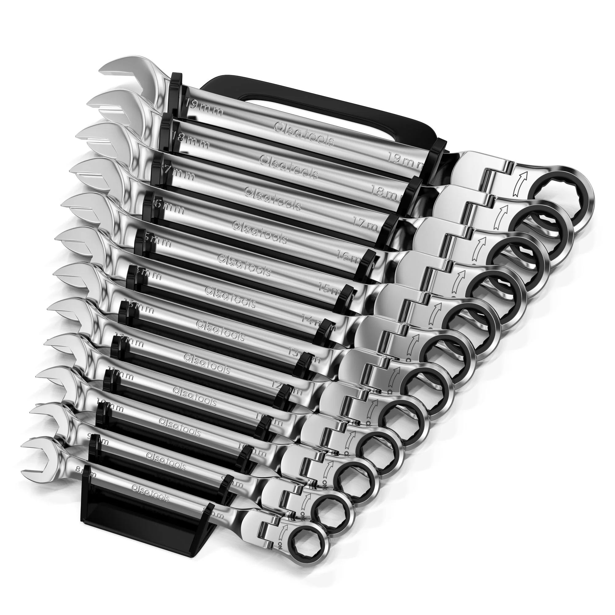 120 Tooth Ratcheting Wrench Set - Image 3