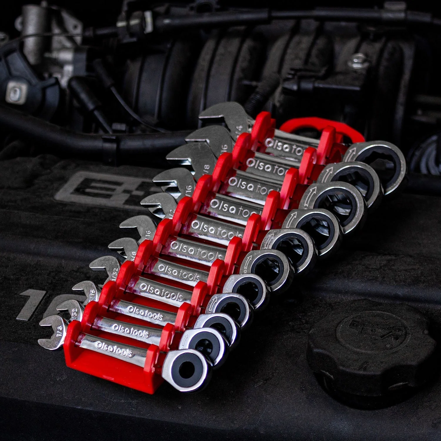 120 Tooth Stubby Ratcheting Wrench Set - Image 24