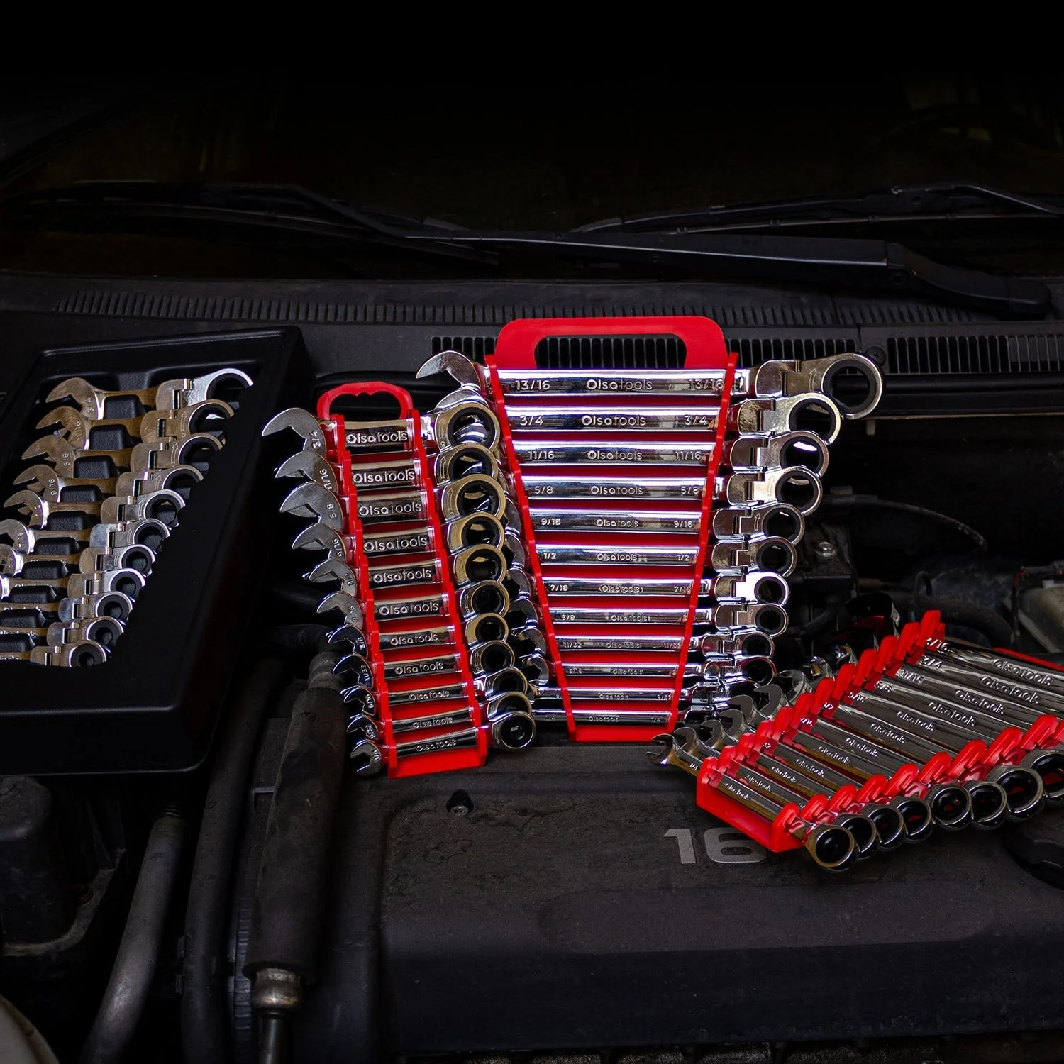 120 Tooth Stubby Ratcheting Wrench Set - Image 25