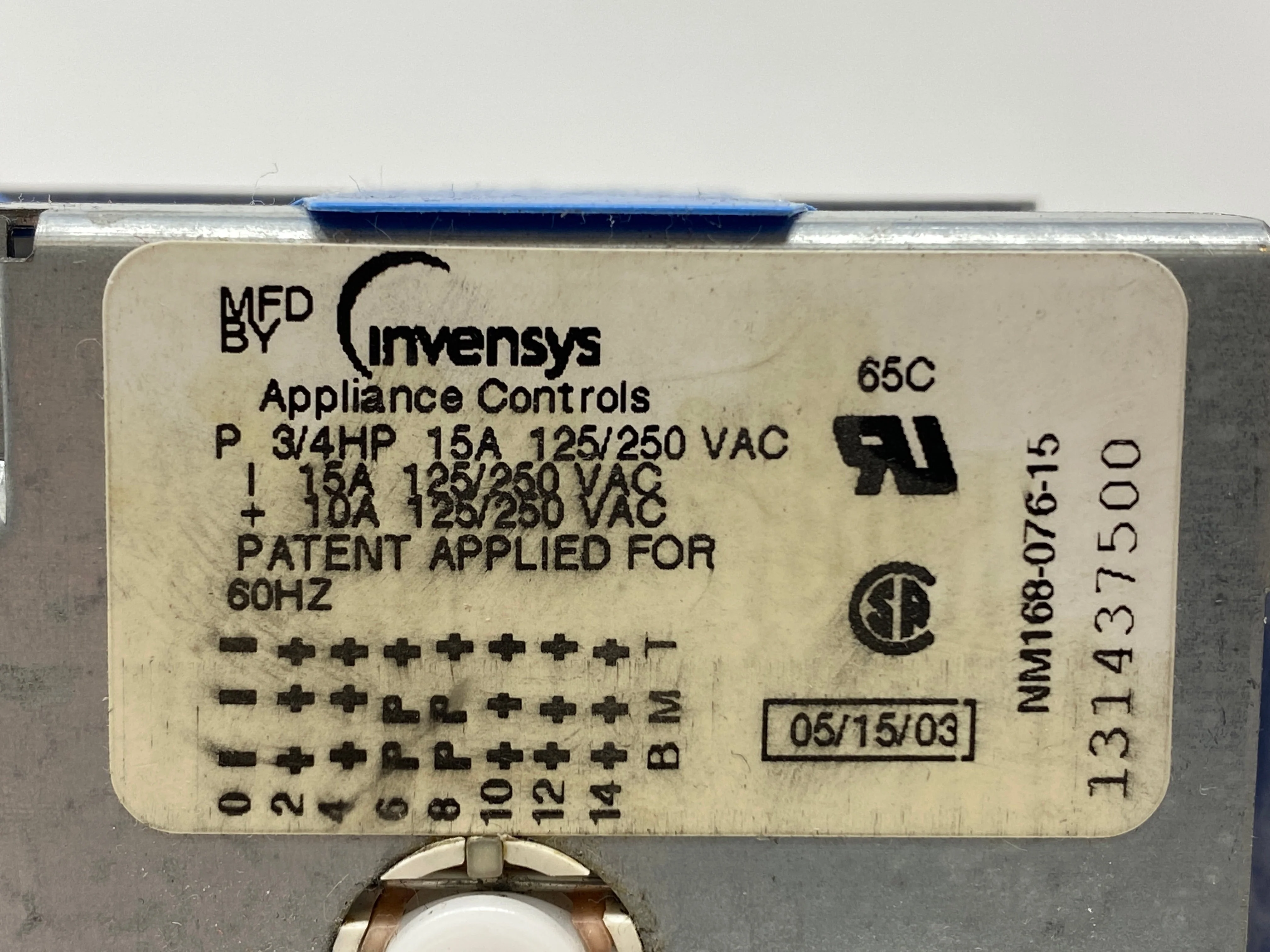 131437500 Washer Timer - Image 3