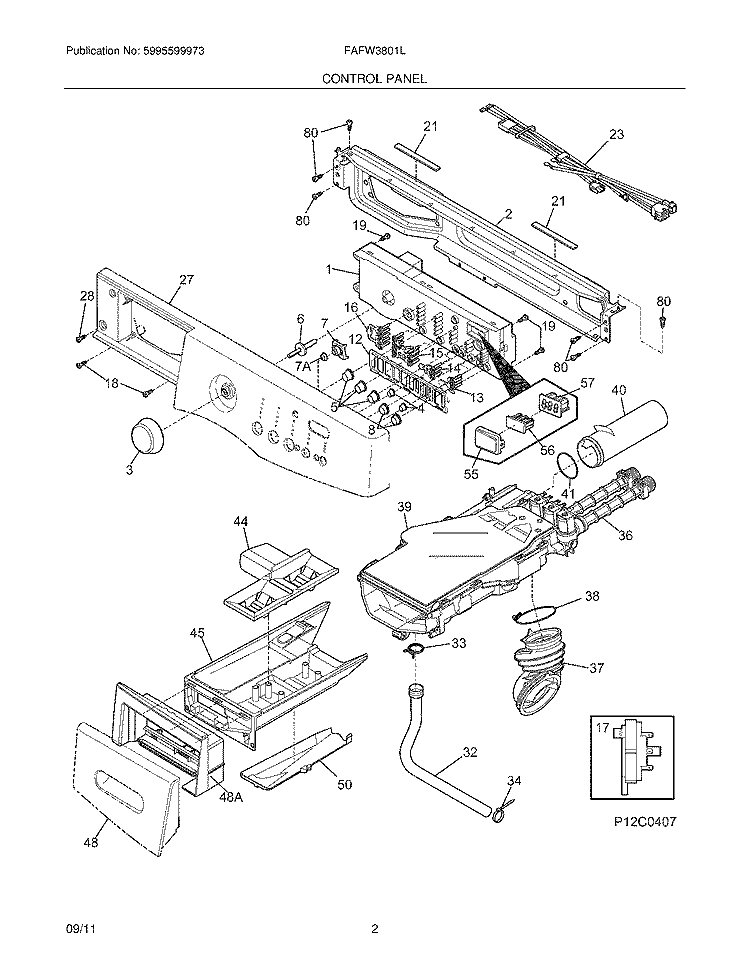 137006005 Washer Electronic Control Board - Image 4