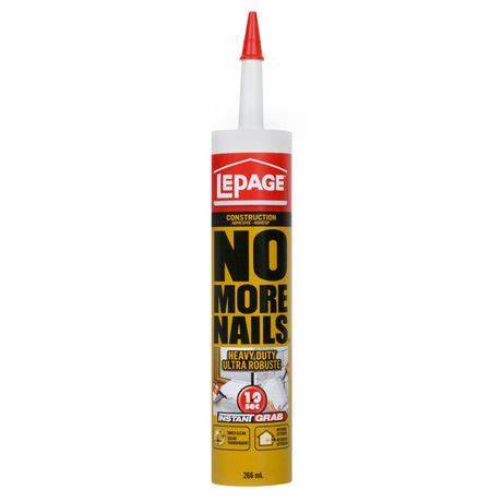 1469892 No More Nails Heavy Duty Clear Construction Adhesive, 266mL