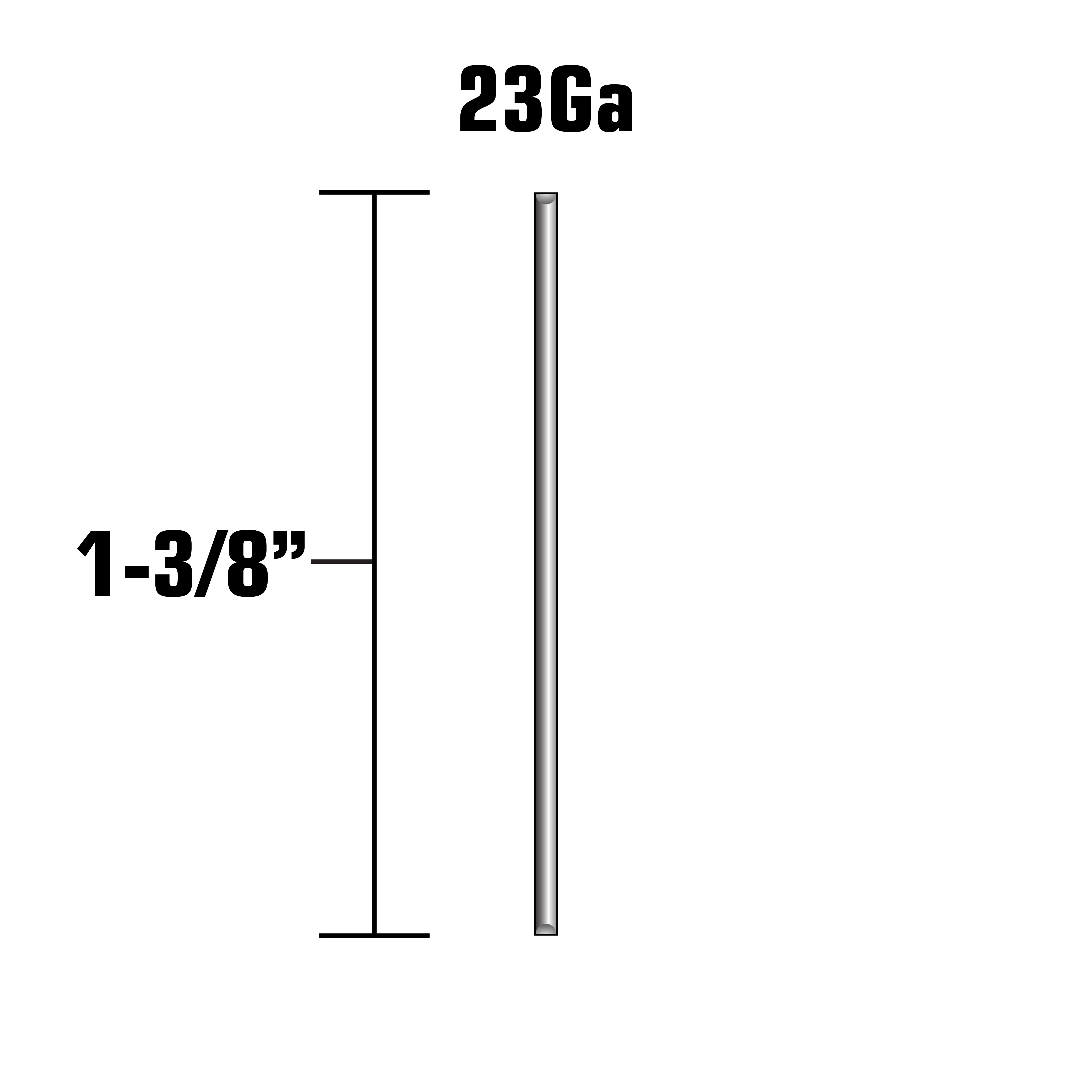 1.38" Pneumatic Nails 2000 Count - Image 3