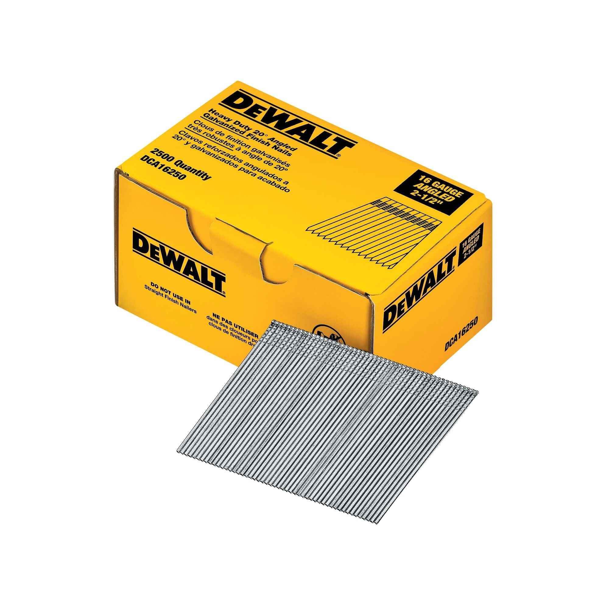 2-1/2" Angled Finish Nails (2500 Pack) - Image 2