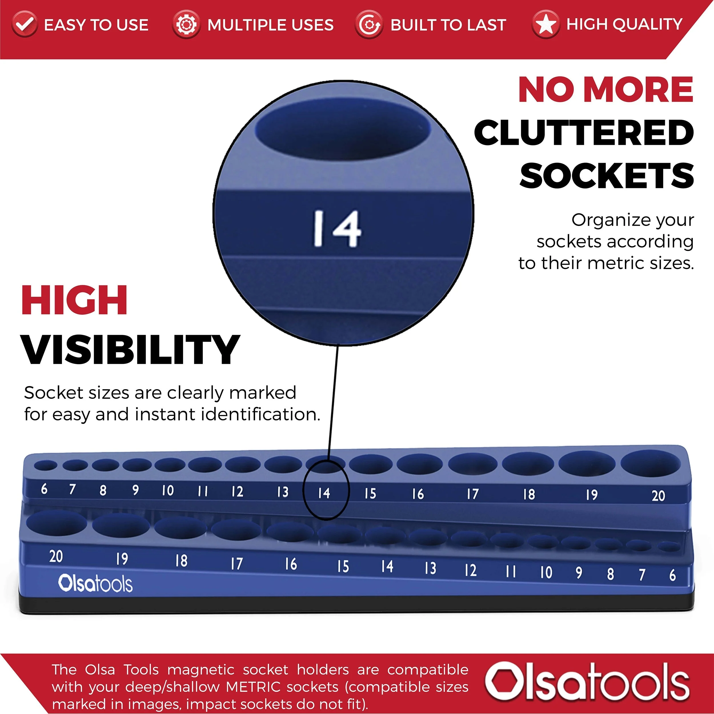 2-Row Magnetic Socket Holders - Image 48