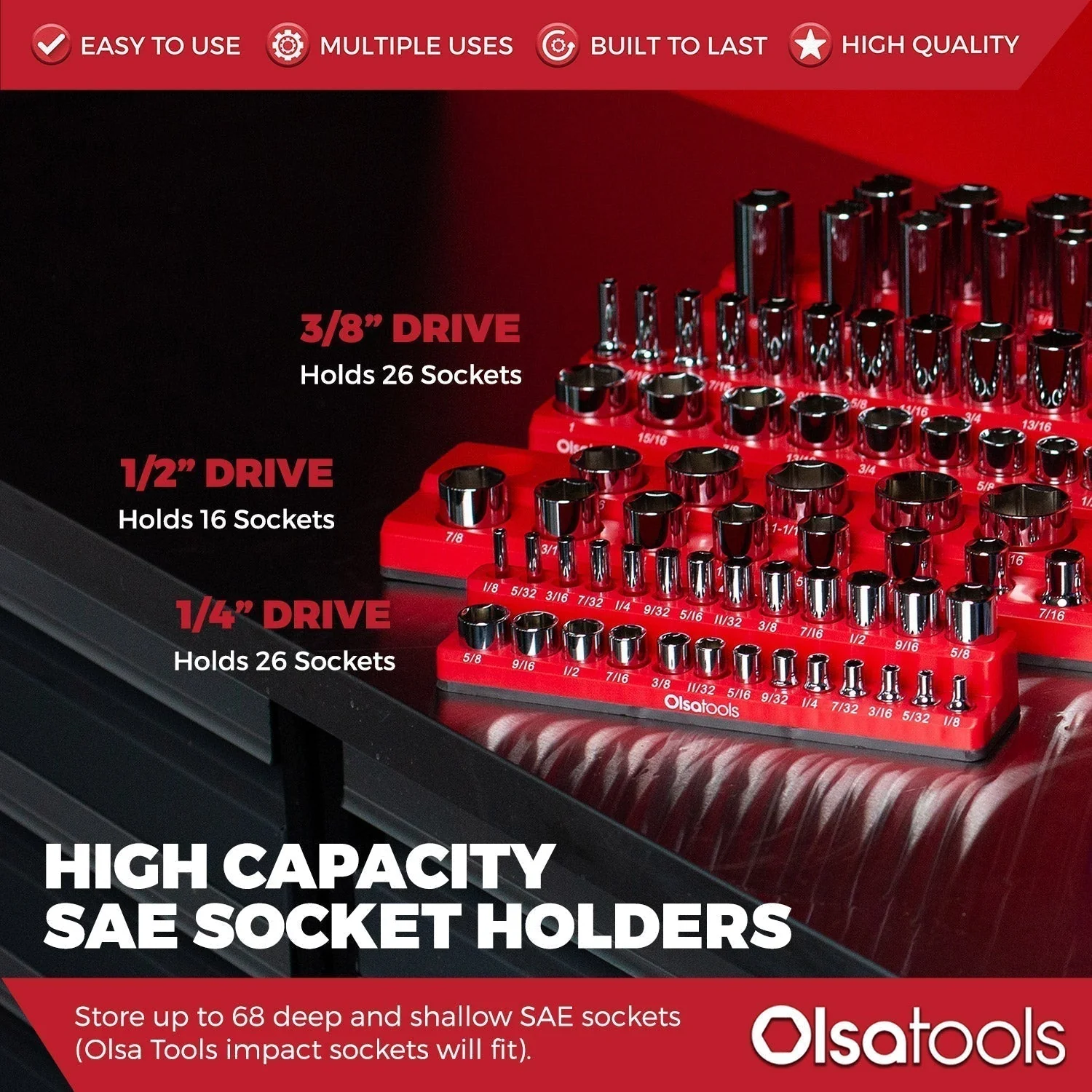 2-Row Magnetic Socket Holders - Image 91