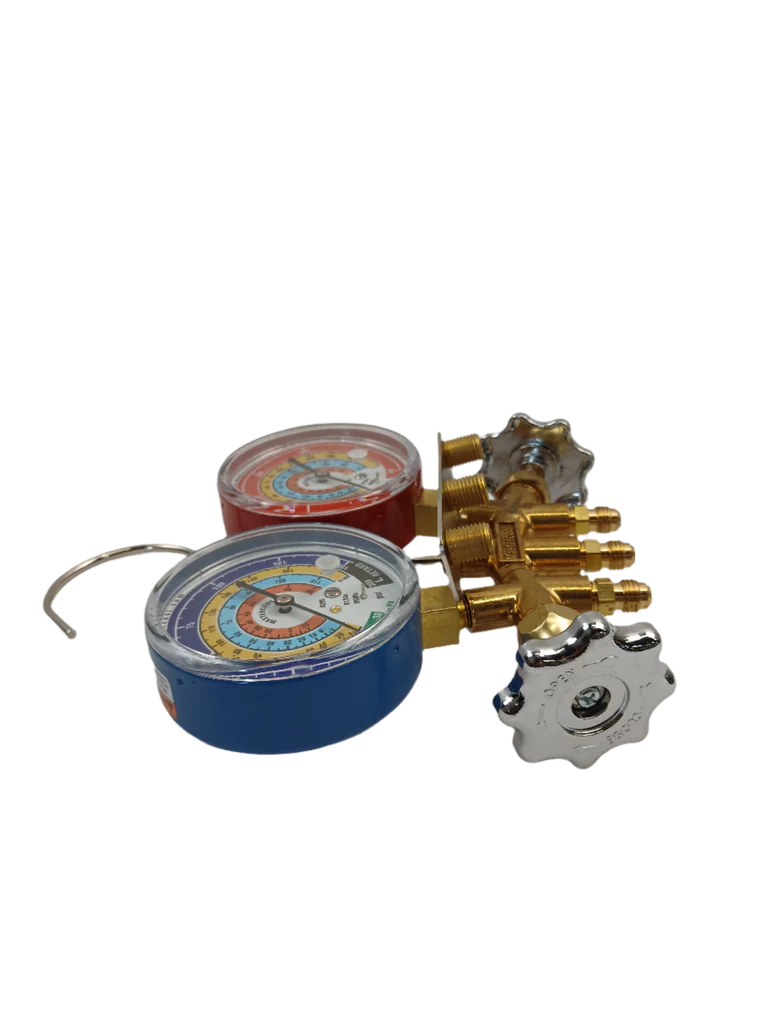 2-way Brass Manifold Gauge Set - Image 3