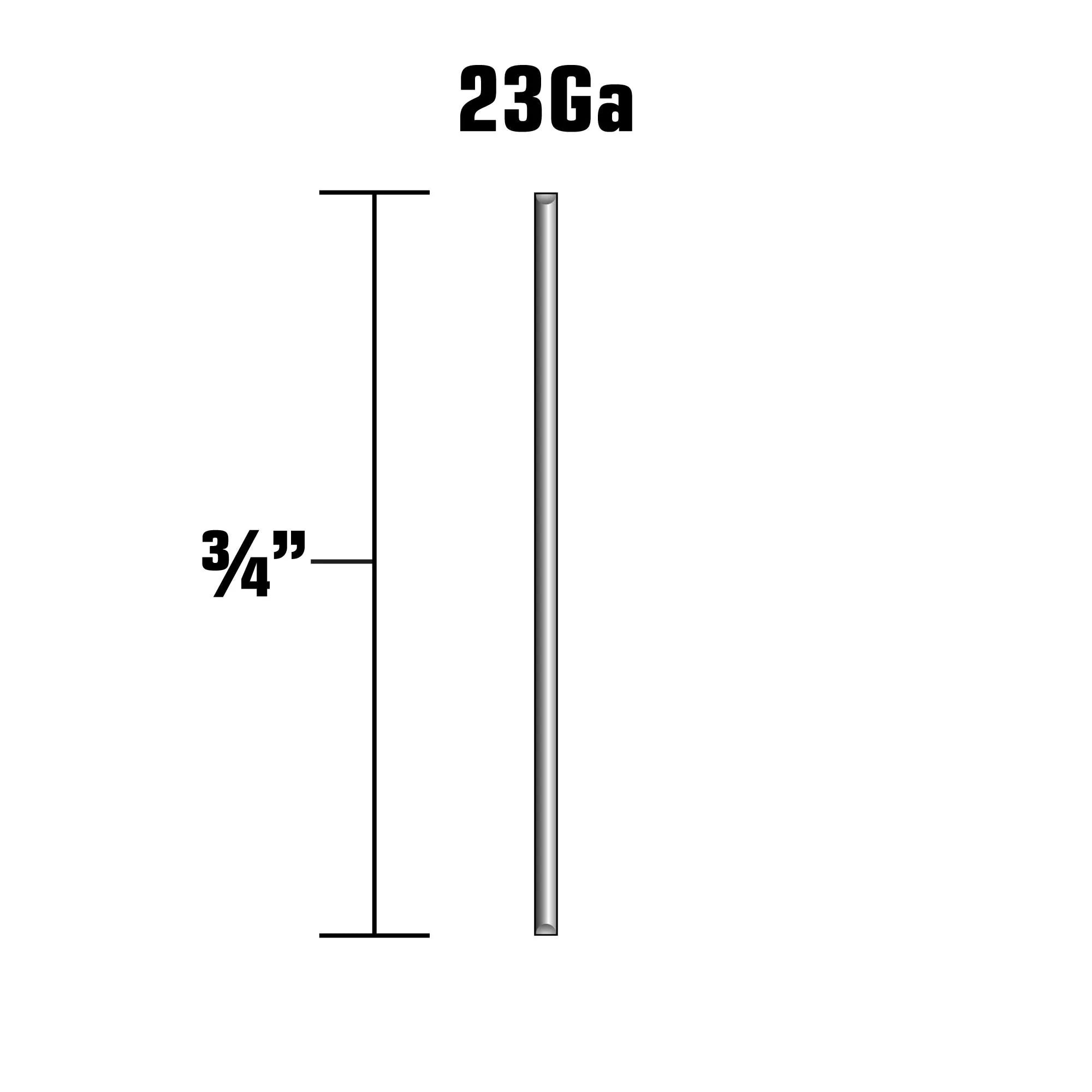 0.75" Finishing Pneumatic Nails (2000/Box) - Image 2
