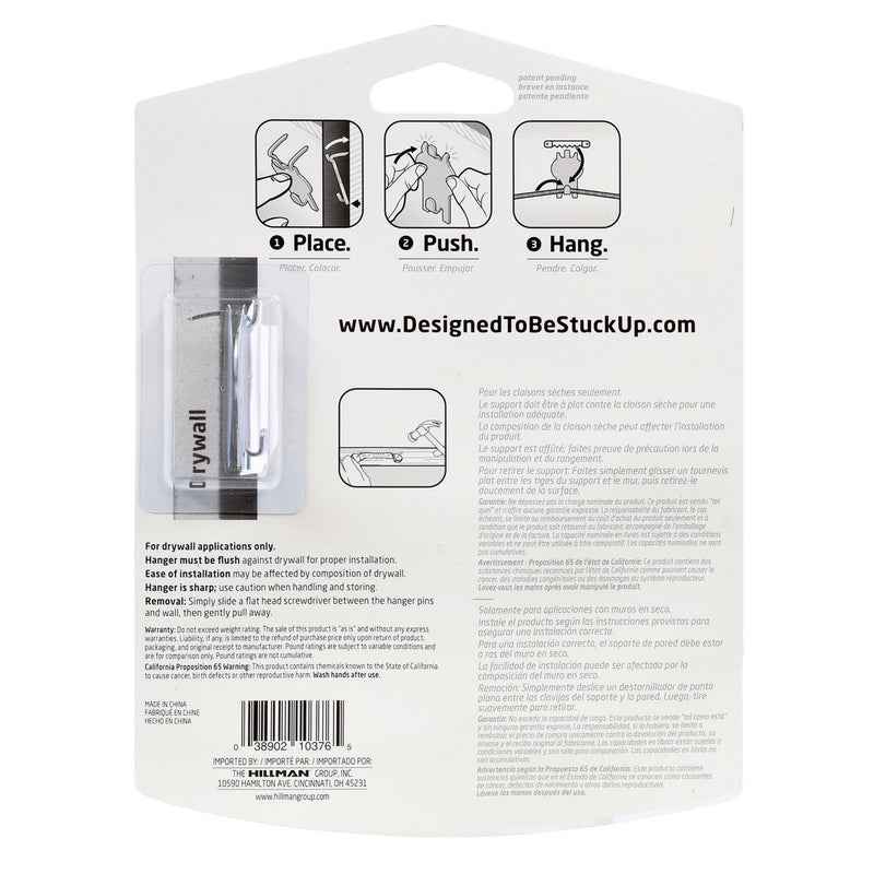 Hillman High & Mighty Picture Hanging Kit 20 lb. 6 pk (Pack of 4) - Image 4