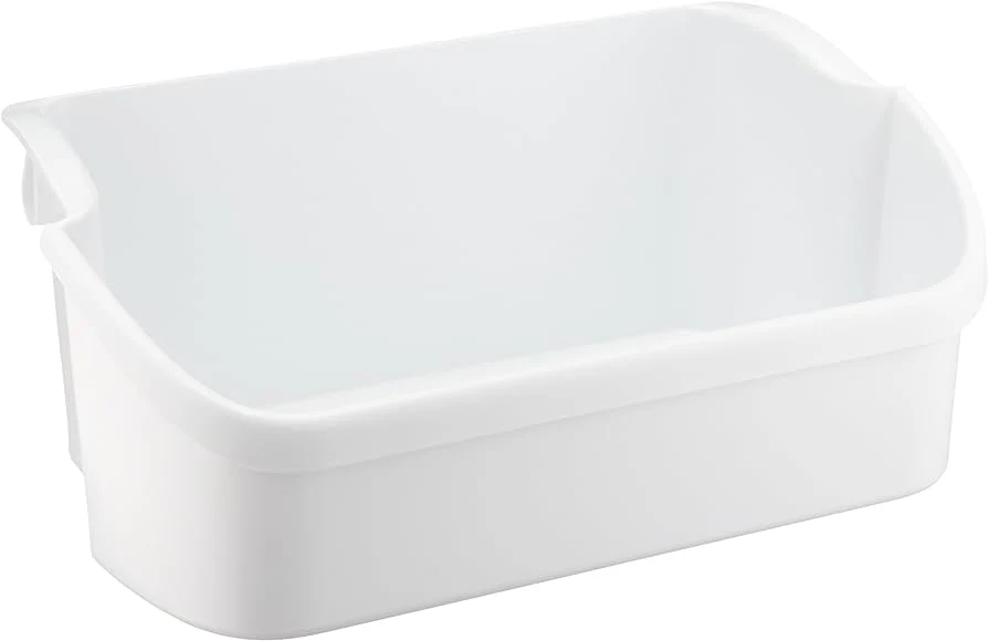 240338201 Refrigerator Door Shelf Bin, White