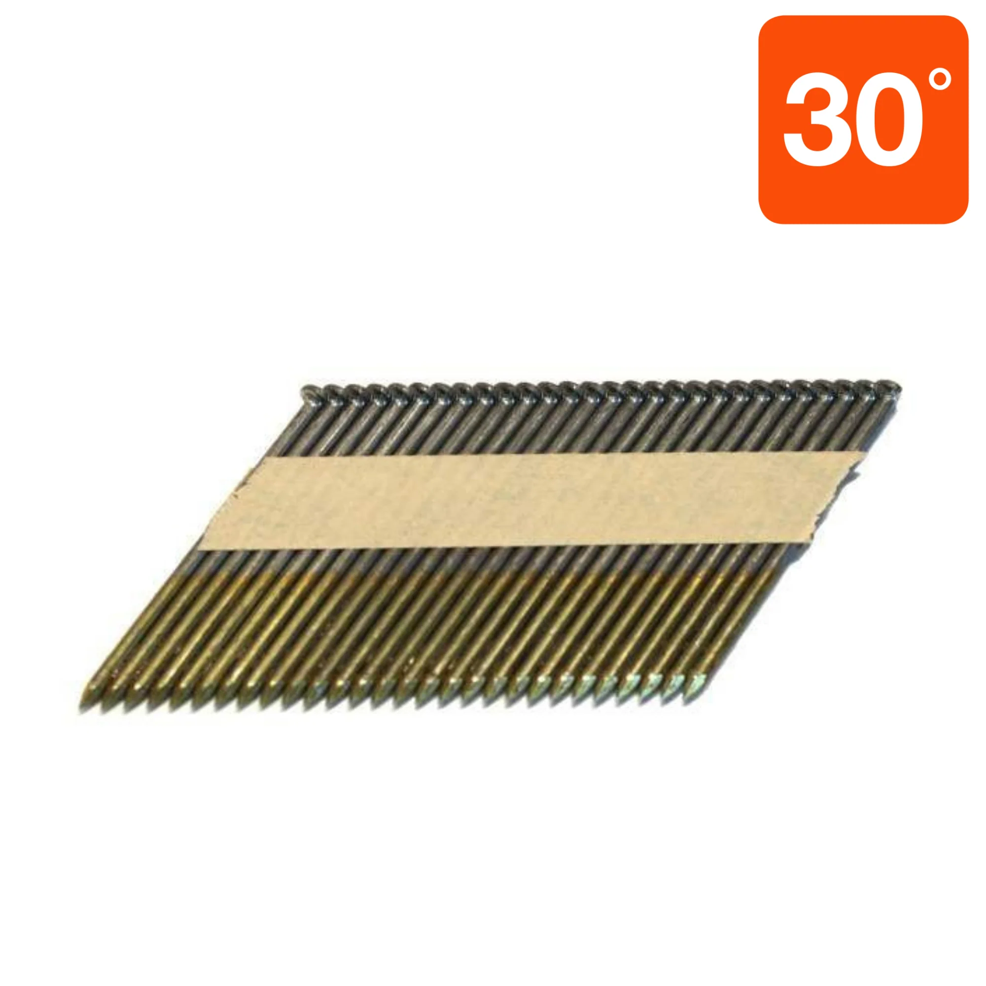 3-1/2" Smooth Shank Clipped Head Paper Tape Framing Nails - Image 2