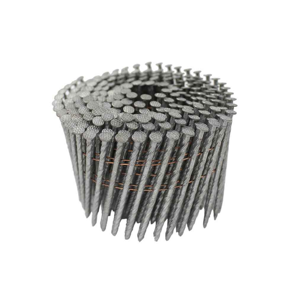 3-1/4ā Round Head Hot Dipped Galvanized Wire Coil Framing Nail (4000 Pieces) - Image 2