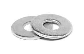 3/8" SAE Low Carbon Flat Washers, Zinc - Image 2