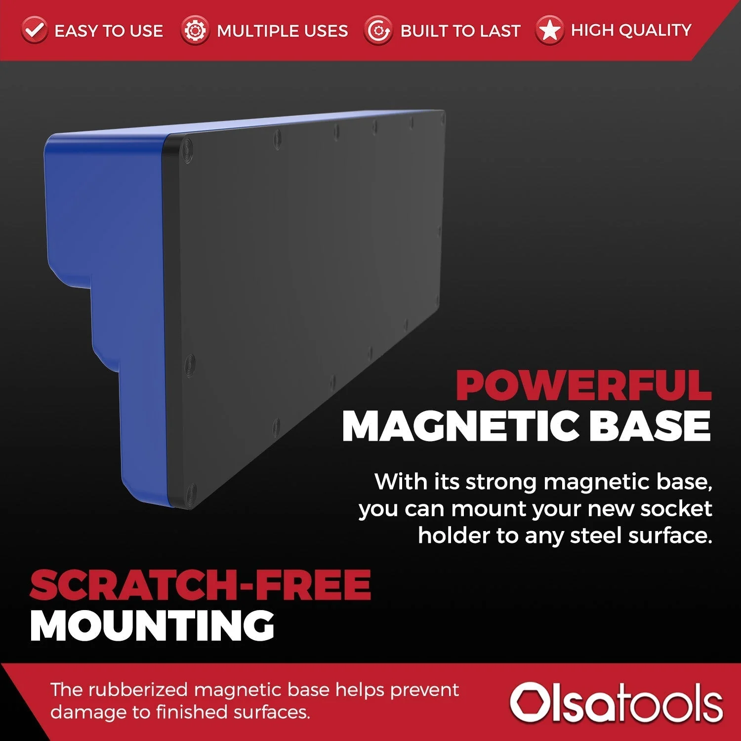 3-Row Magnetic Socket Holder - Image 25