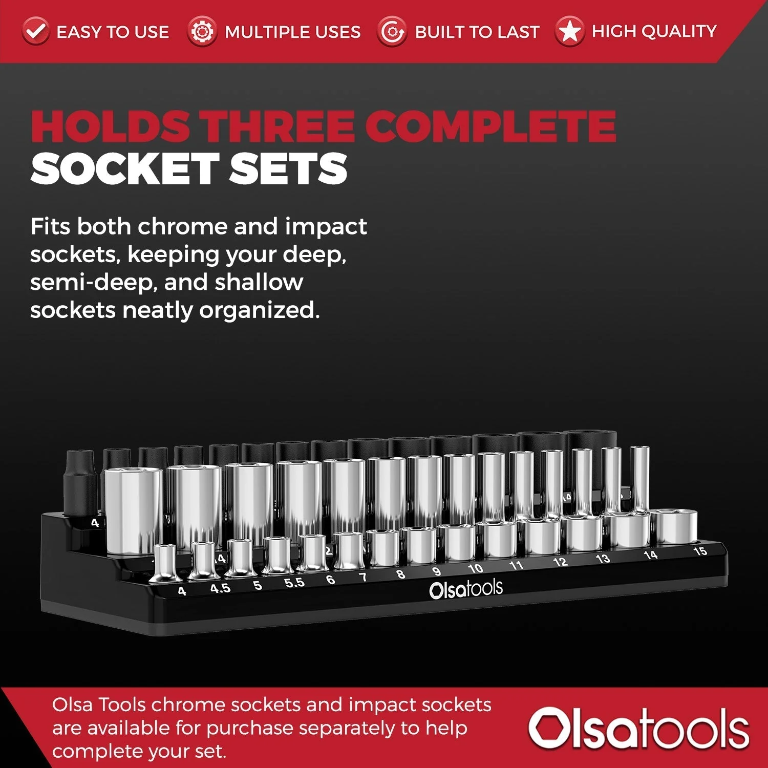 3-Row Magnetic Socket Holder - Image 31