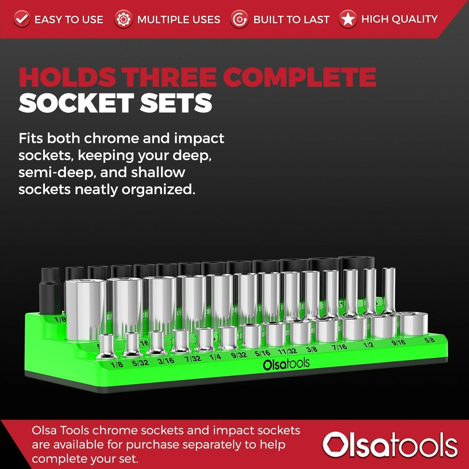 3-Row Magnetic Socket Holder - Image 35