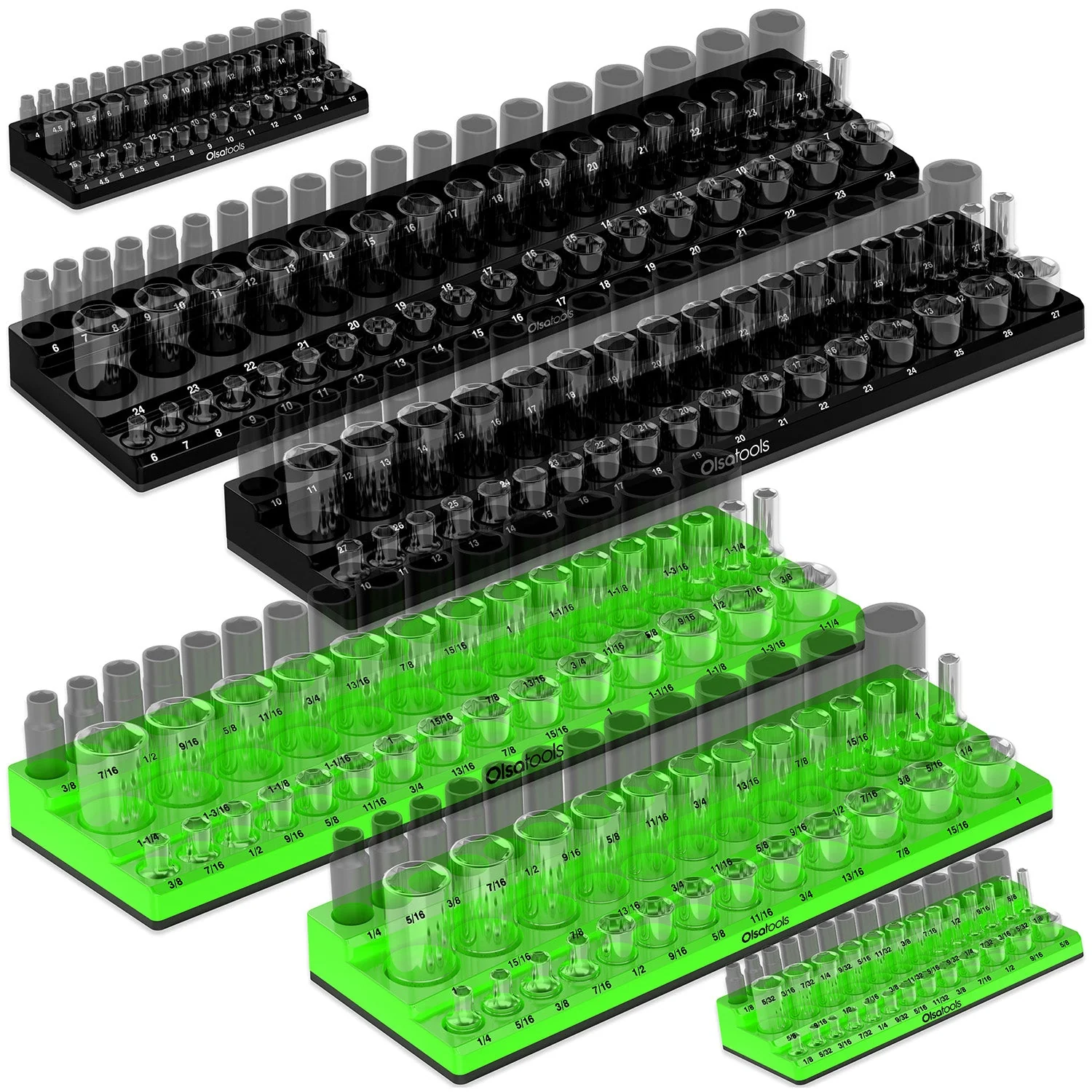 3-Row Magnetic Socket Holder - Image 5