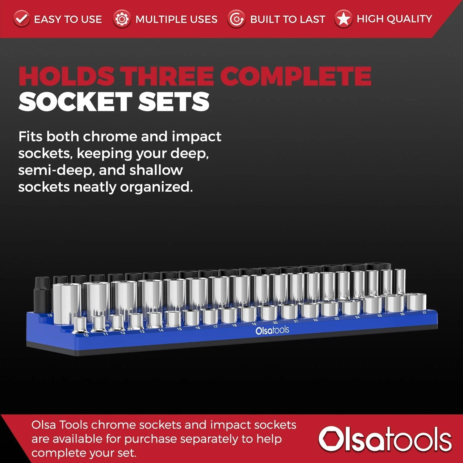 3-Row Magnetic Socket Holder - Image 55