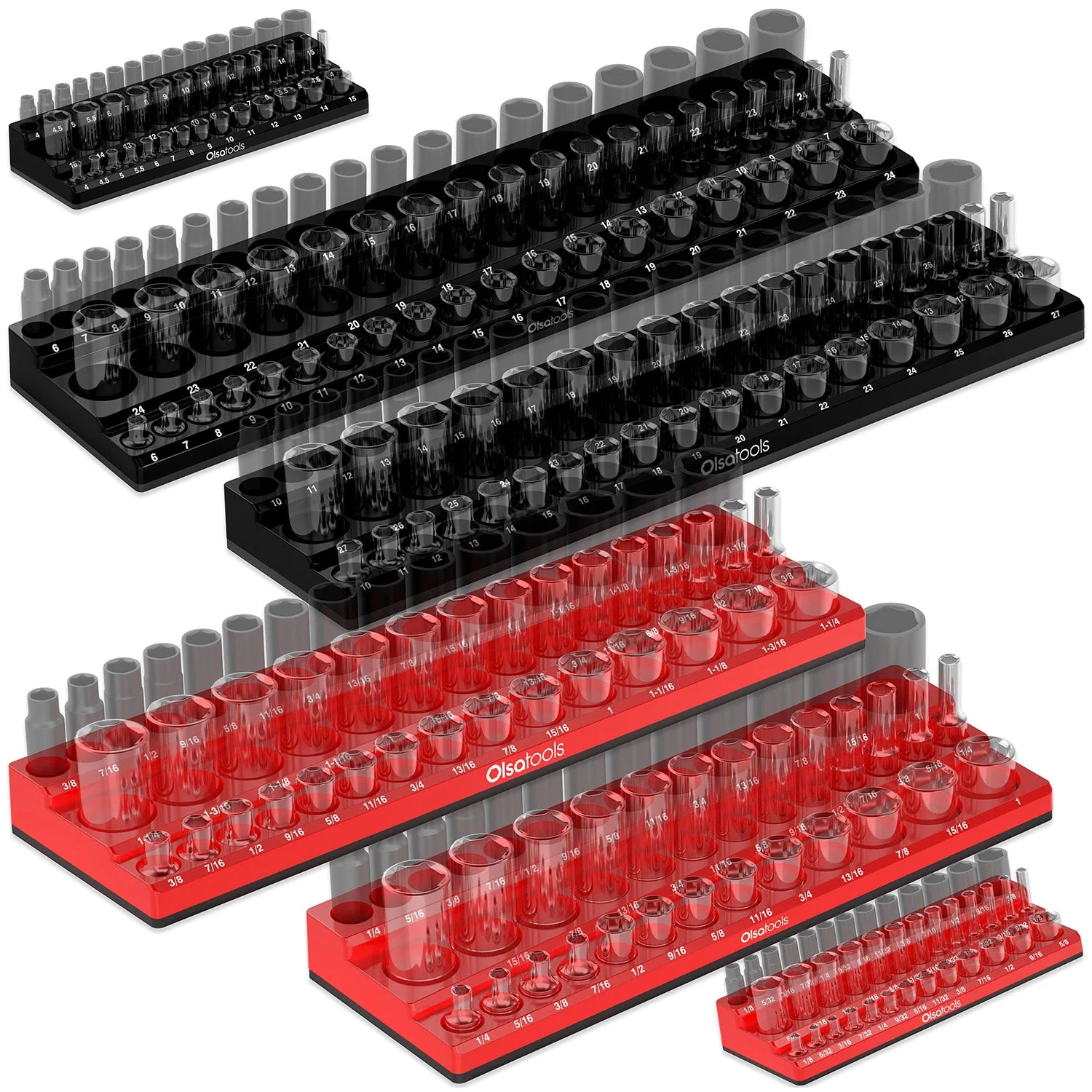 3-Row Magnetic Socket Holder - Image 6