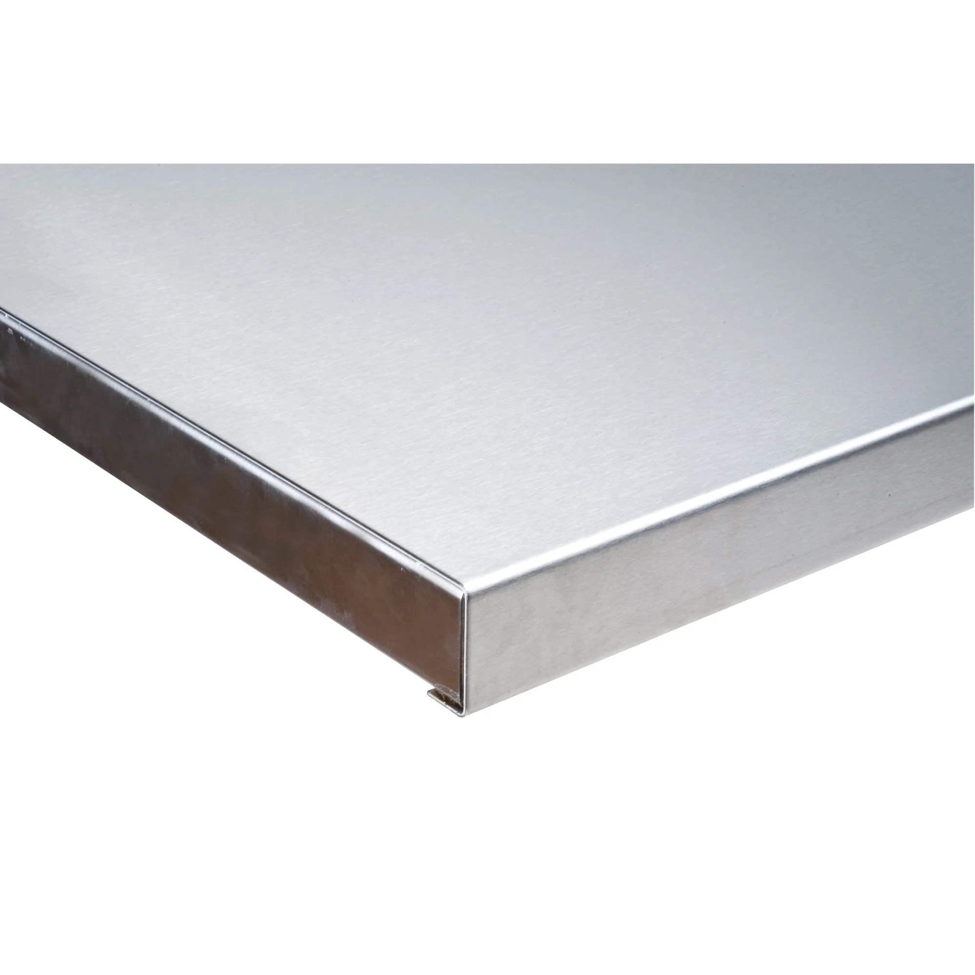 304 Stainless Steel Wood-Filled Workbench Tops, 30" D x 72" W, 1-3/4" Thick