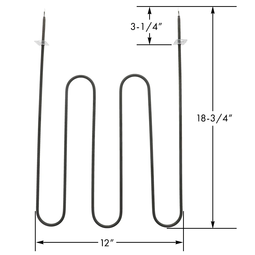 316203301 Range Oven Broil Element (replaces 316200600, 316203300, 7316203301) - Image 4