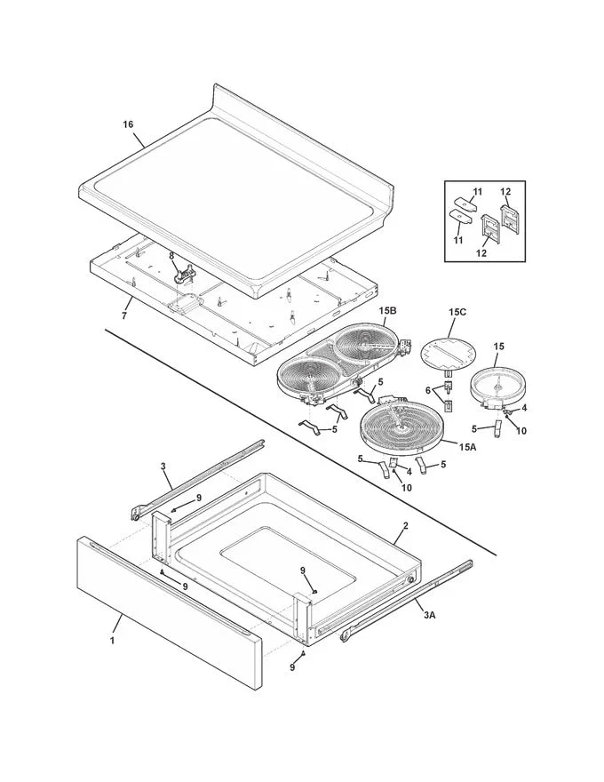 Frigidaire Range Surface Element 318178110 6" 1200W - Image 3