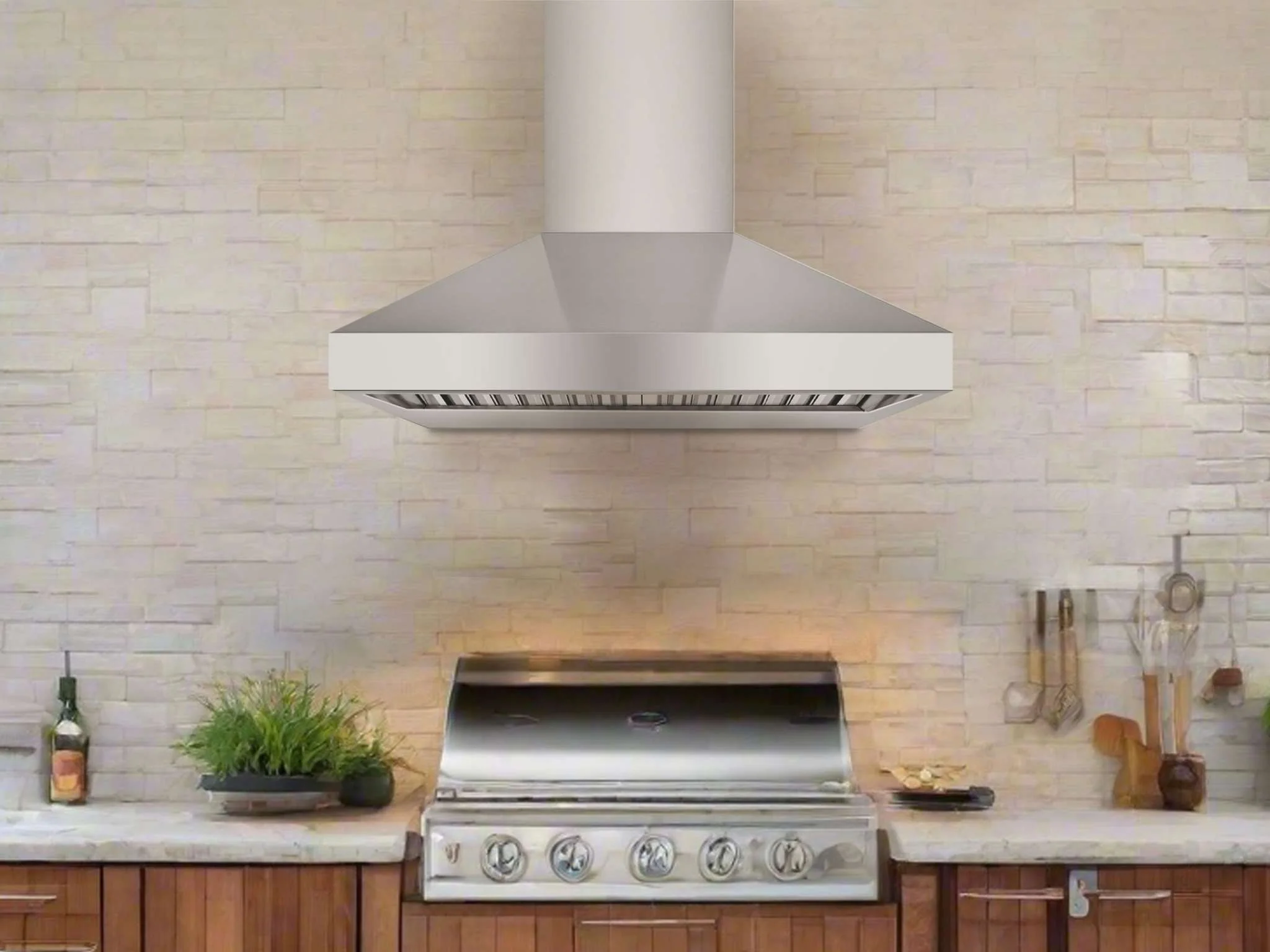 36 Inch 1200 CFM Outdoor Range Hood for Barbeques - VICTORY Twister BBQ - Image 2