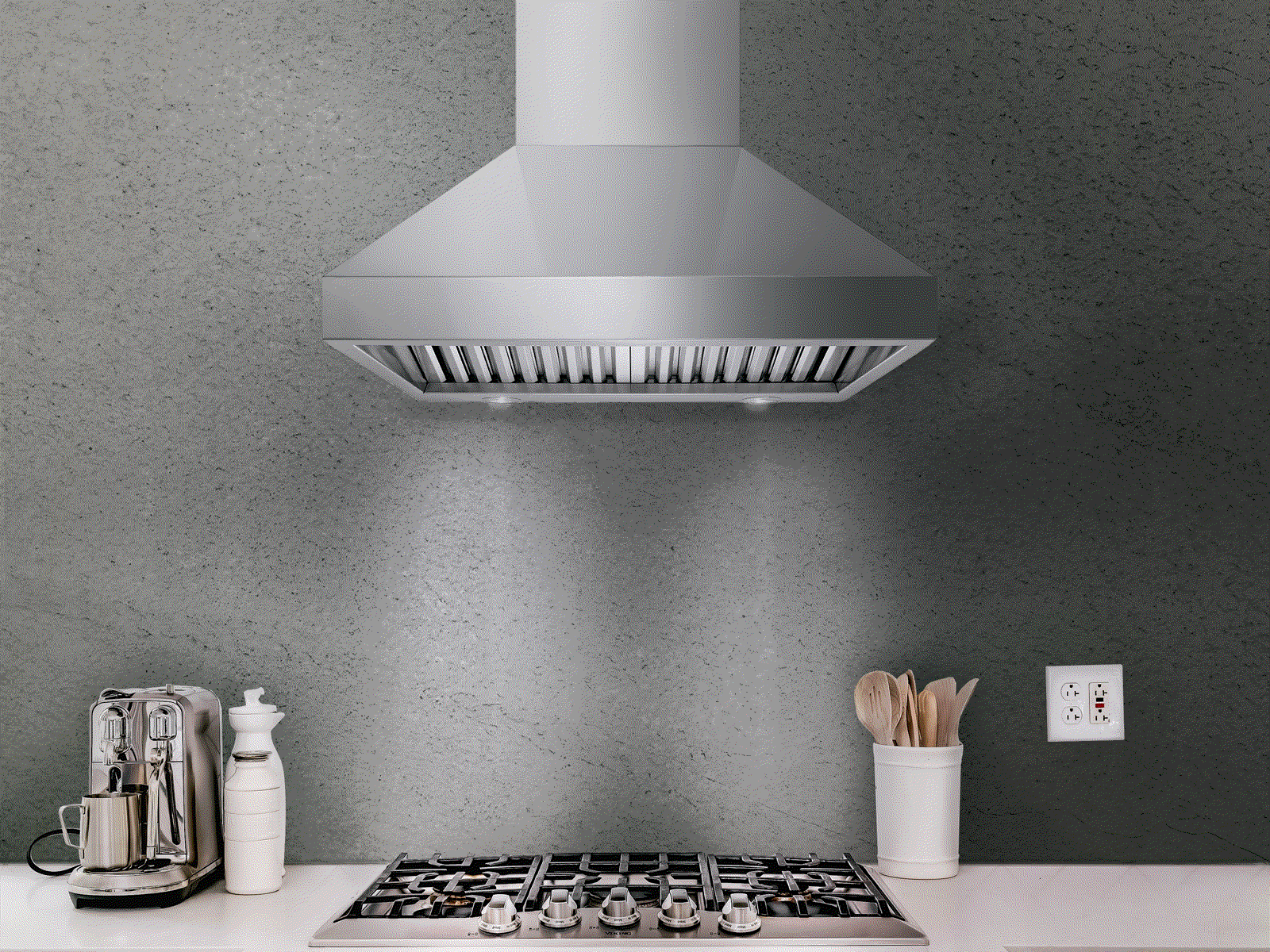 36 Inch 1200 CFM Wall Mount Range Hood - VICTORY TwisterMAX - Image 2