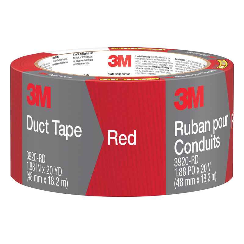 3M Scotch 1.88 in. W X 20 yd L Red Solid Duct Tape - Image 3