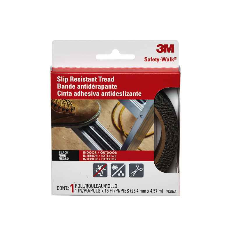3M Safety-Walk 1 in. W X 15 ft. L Black Vinyl Anti-Slip Treads - Image 3