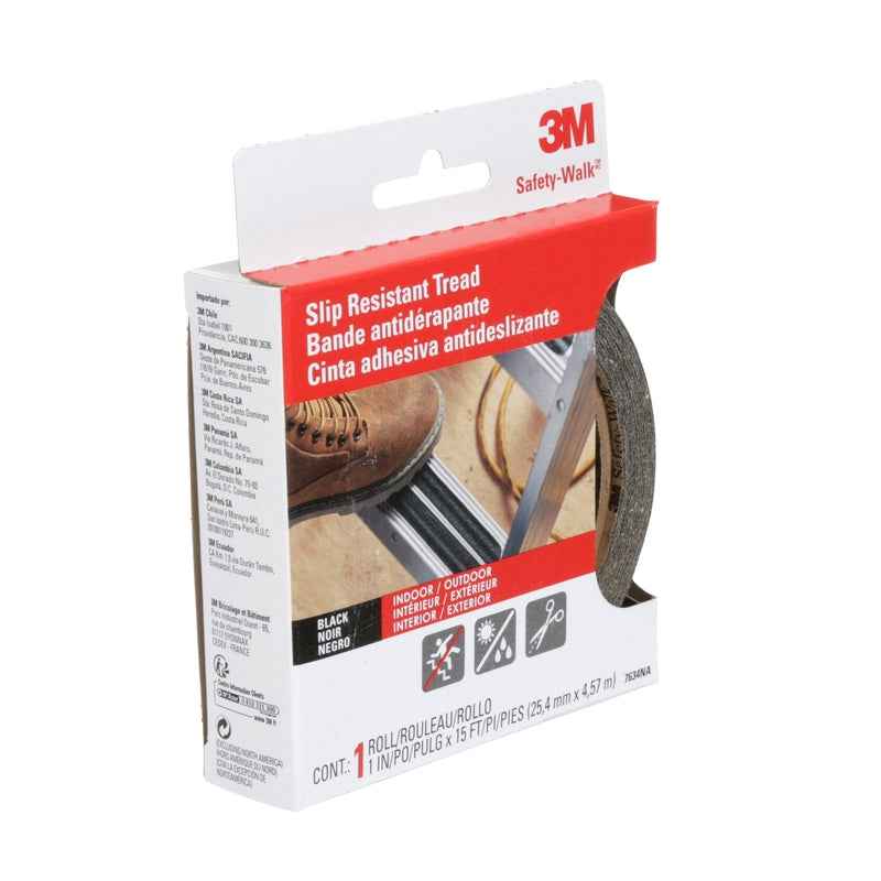 3M Safety-Walk 1 in. W X 15 ft. L Black Vinyl Anti-Slip Treads - Image 4