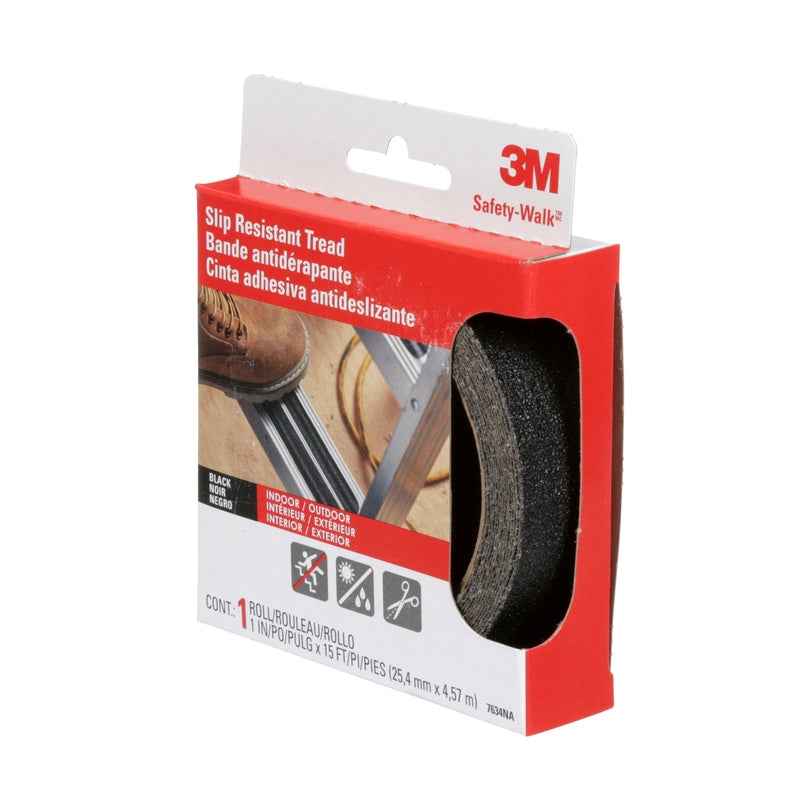 3M Safety-Walk 1 in. W X 15 ft. L Black Vinyl Anti-Slip Treads - Image 5
