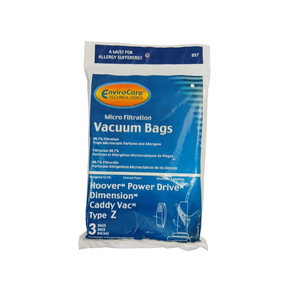 4010100Z Vacuum Bags, Type Z 3pk
