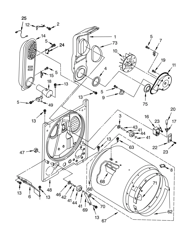 Whirlpool Dryer Repair Kit 4392065 – OEM & Premium XPart Options Available (Replaces 279948, 80046, 8238) - Image 5