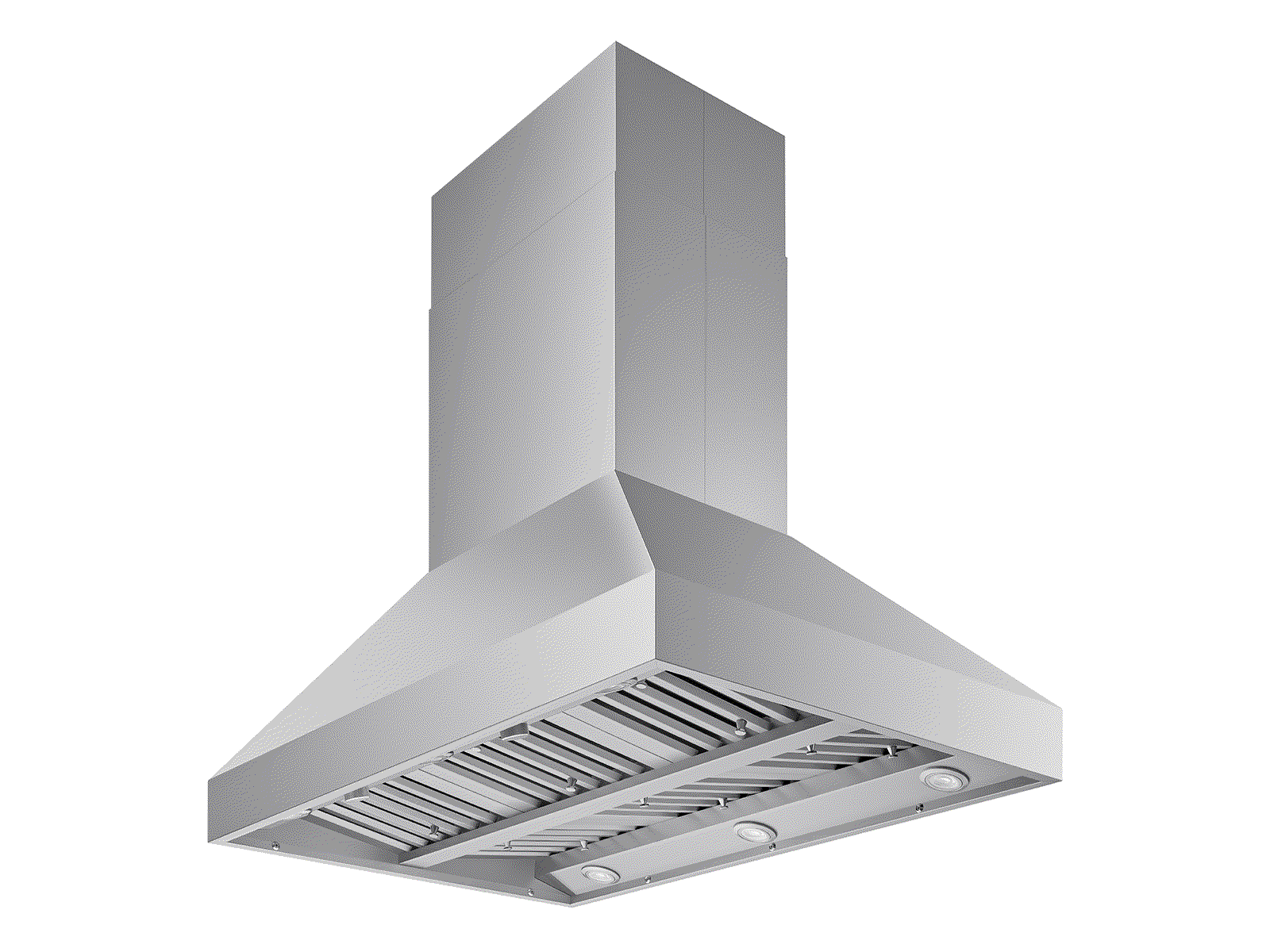 48 Inch Island Range Hood 1200 CFM - VICTORY Twister MAX Island - Image 2