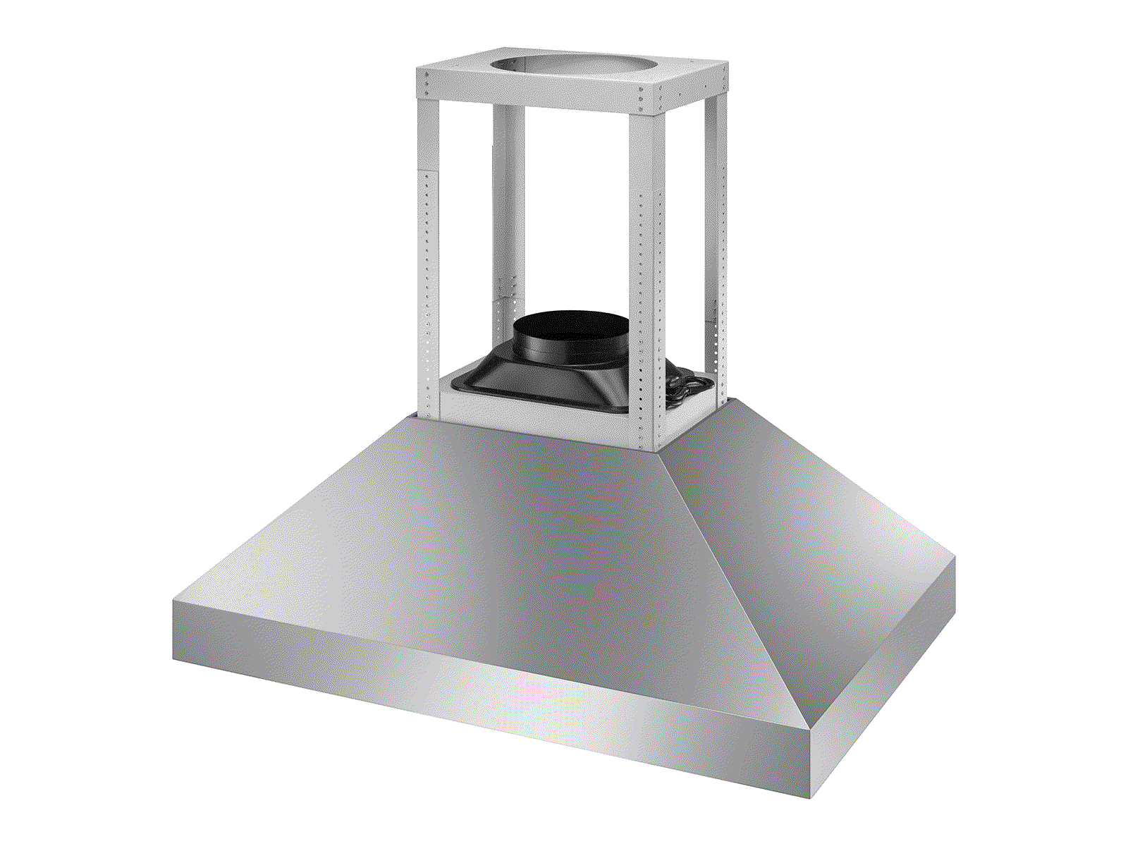 48 Inch Island Range Hood 1200 CFM - VICTORY Twister MAX Island - Image 7
