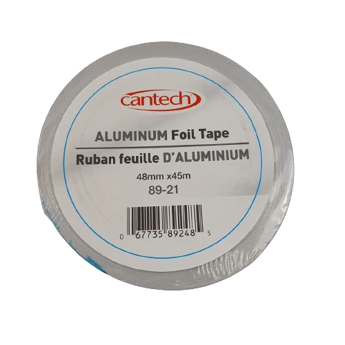 48MM X 45M Aluminum Foil Duct Tape, 1-7/8" x 148'
