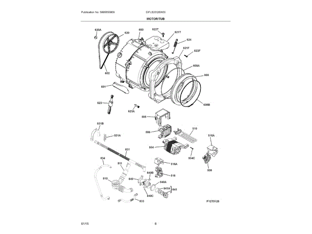 5029824900 Front-Load Washer Drive Pulley - Image 2