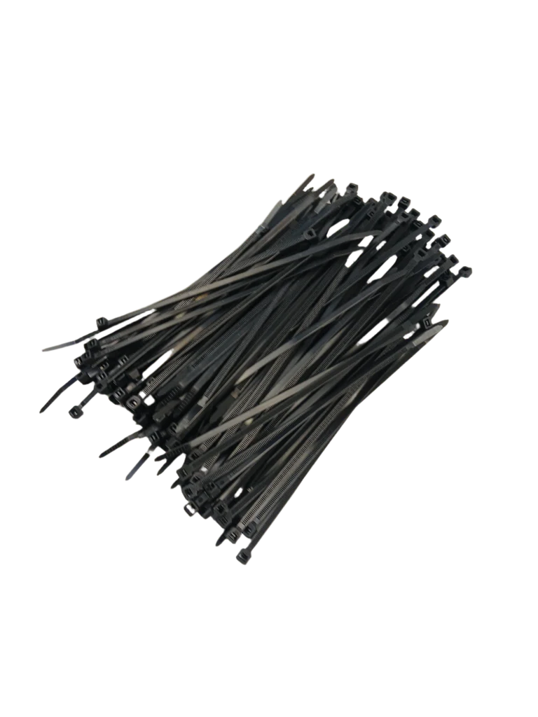 50lb Cable Tie, Black, 1000/Package, 11.2" - Image 2