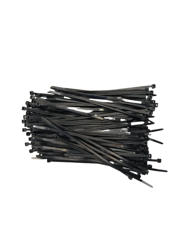 50lb Cable Tie, Black, 1000/Package, 11.2" - Image 4